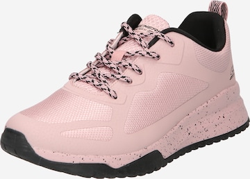 SKECHERS - Sapatilhas baixas em rosa: frente