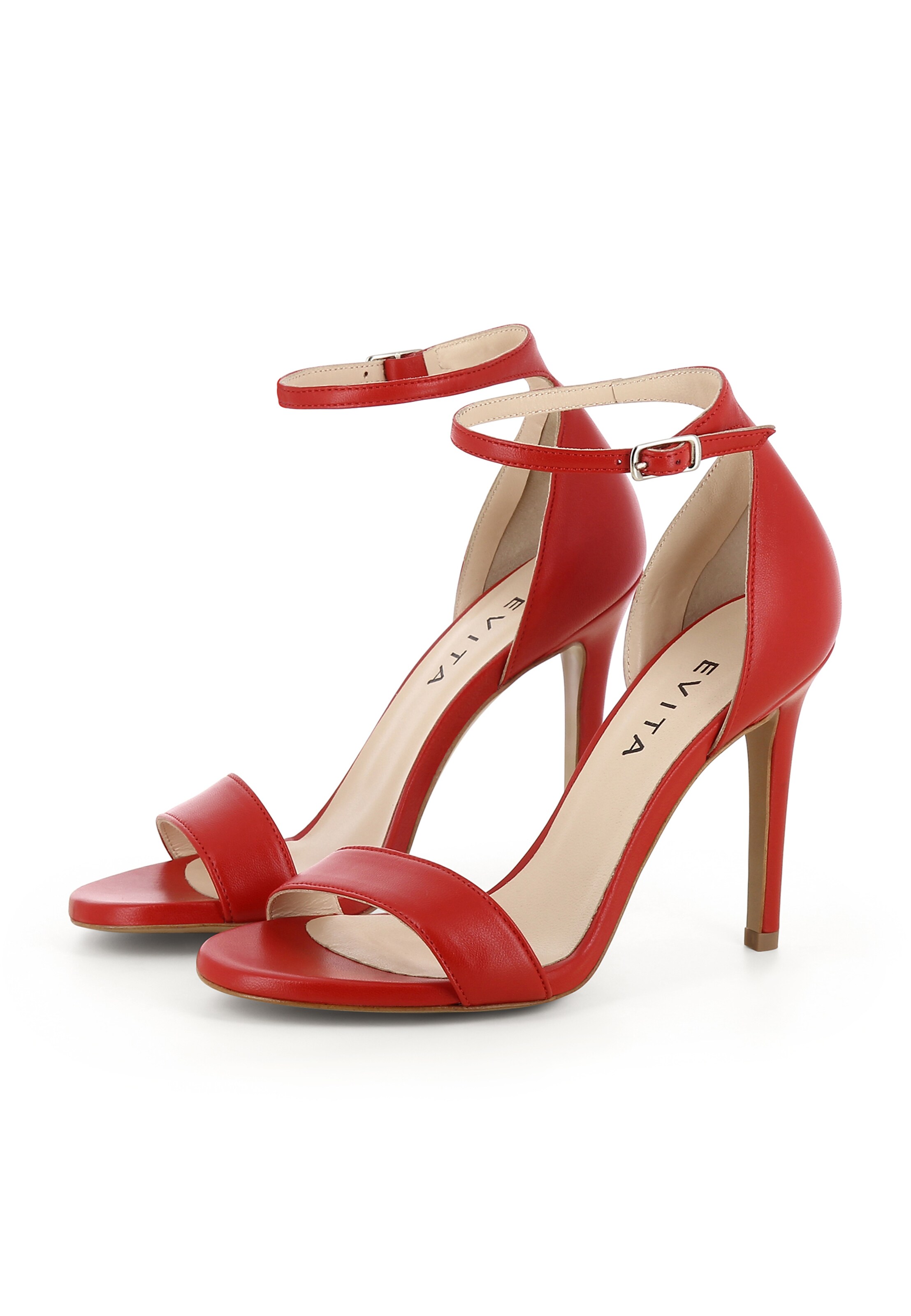 EVITA Sandalen met riem 'EVA' in Rood