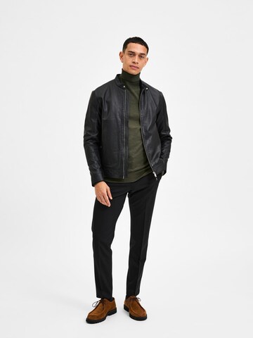 SELECTED HOMME Between-season jacket 'Archive' in Black