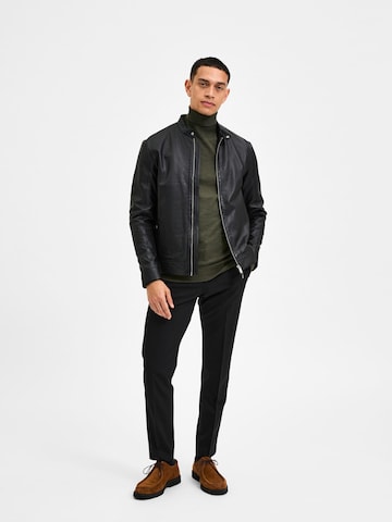 Veste mi-saison 'Archive' SELECTED HOMME en noir