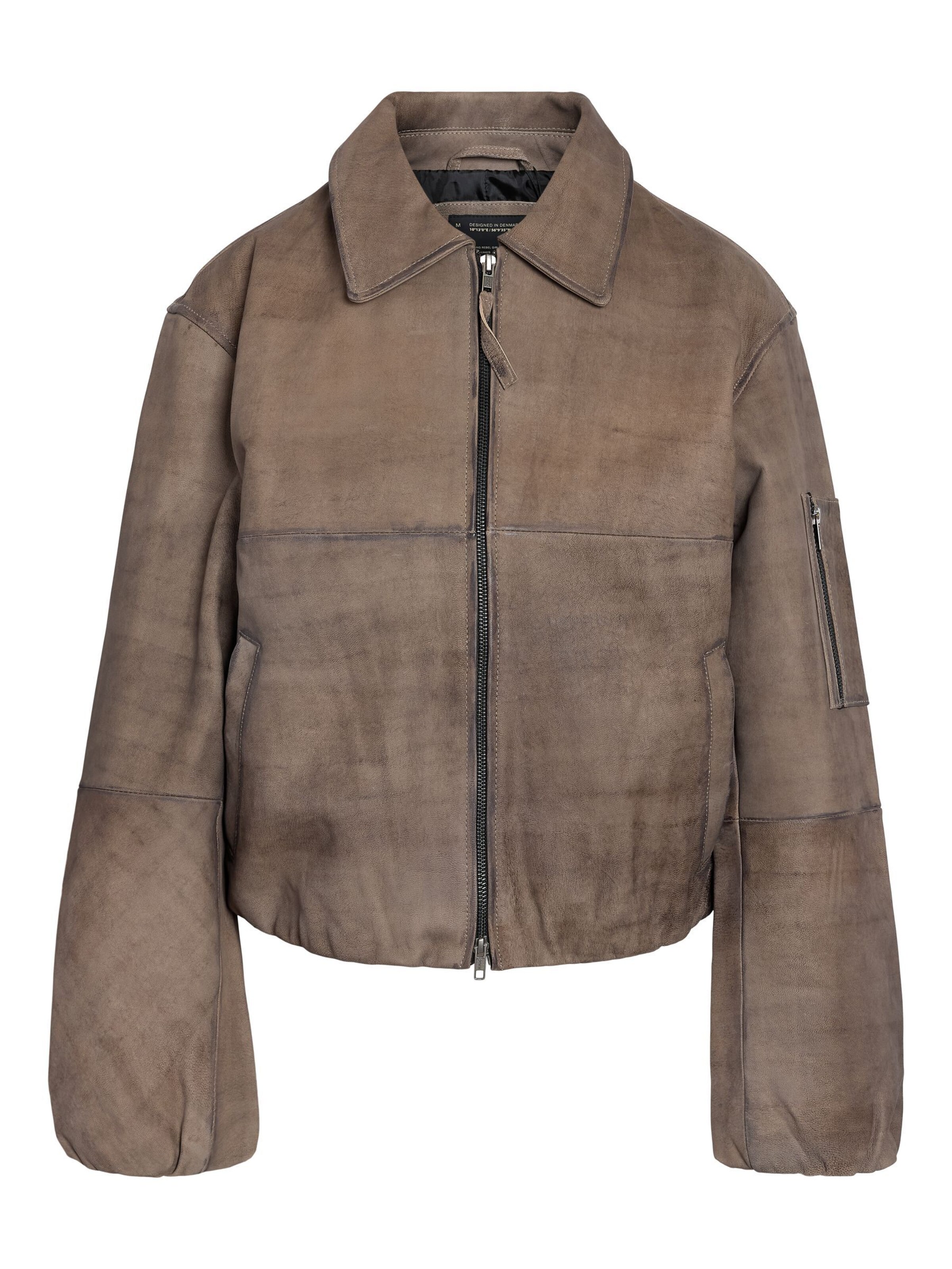 Noisy may Between-Season Jacket 'ANNIE' in Brown: front