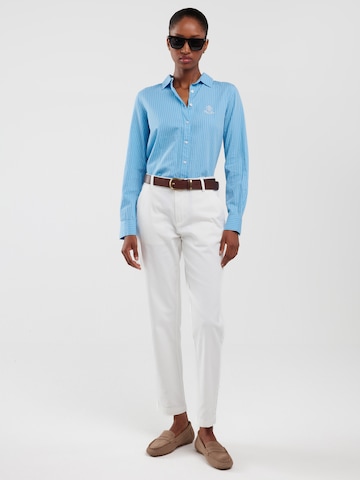 BIG STAR Regular Chino trousers 'Danasi' in White