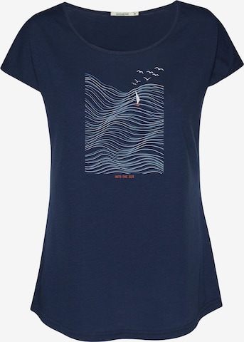 GREENBOMB Shirt in Blauw: voorkant