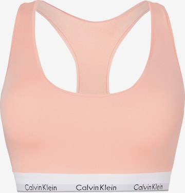 Calvin Klein Underwear Plus BH in Oranje: voorkant