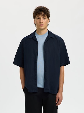 SELECTED Skjorte 'SLHClay' i blå: forside