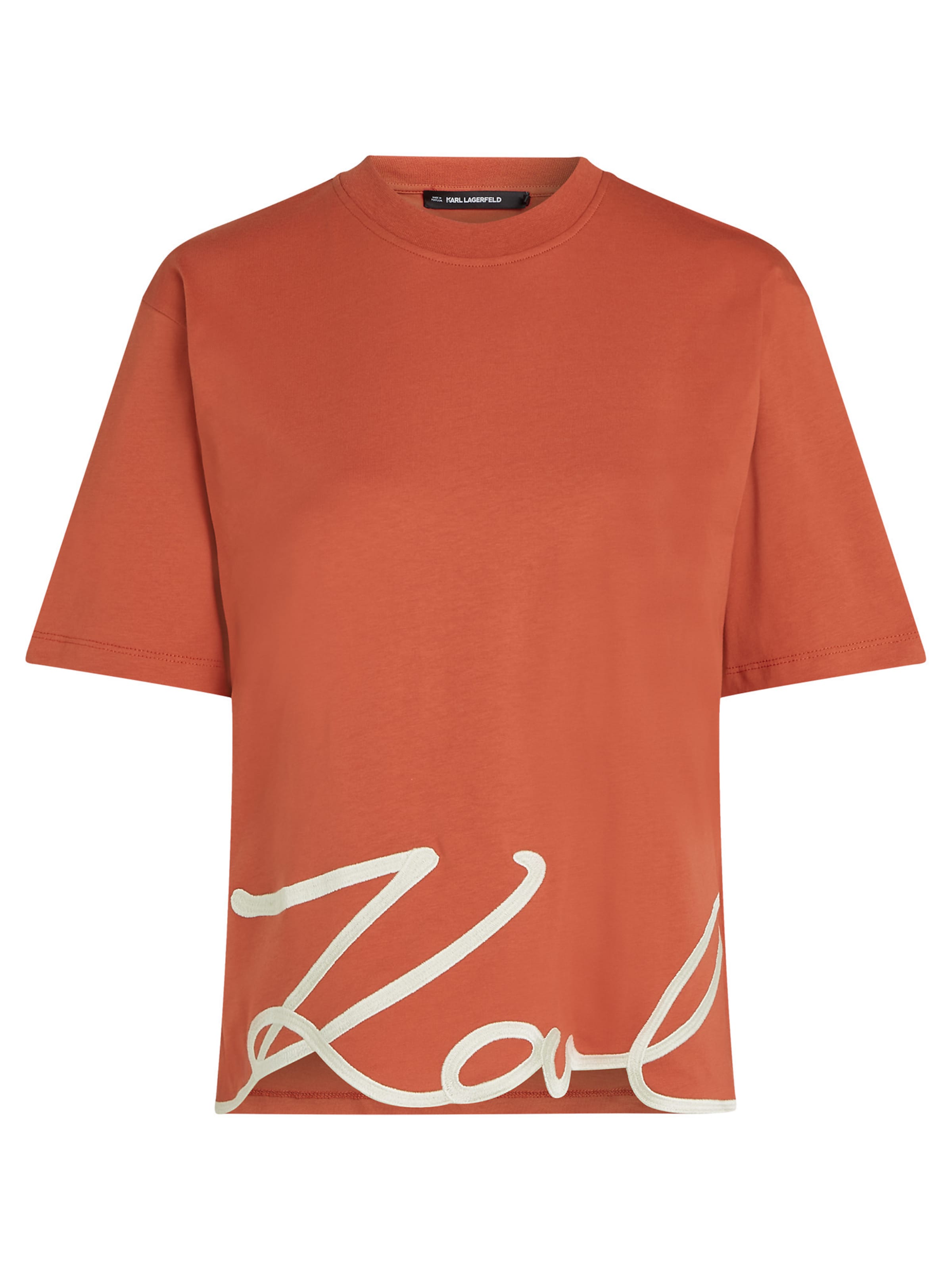 Karl Lagerfeld Póló - narancs: elől