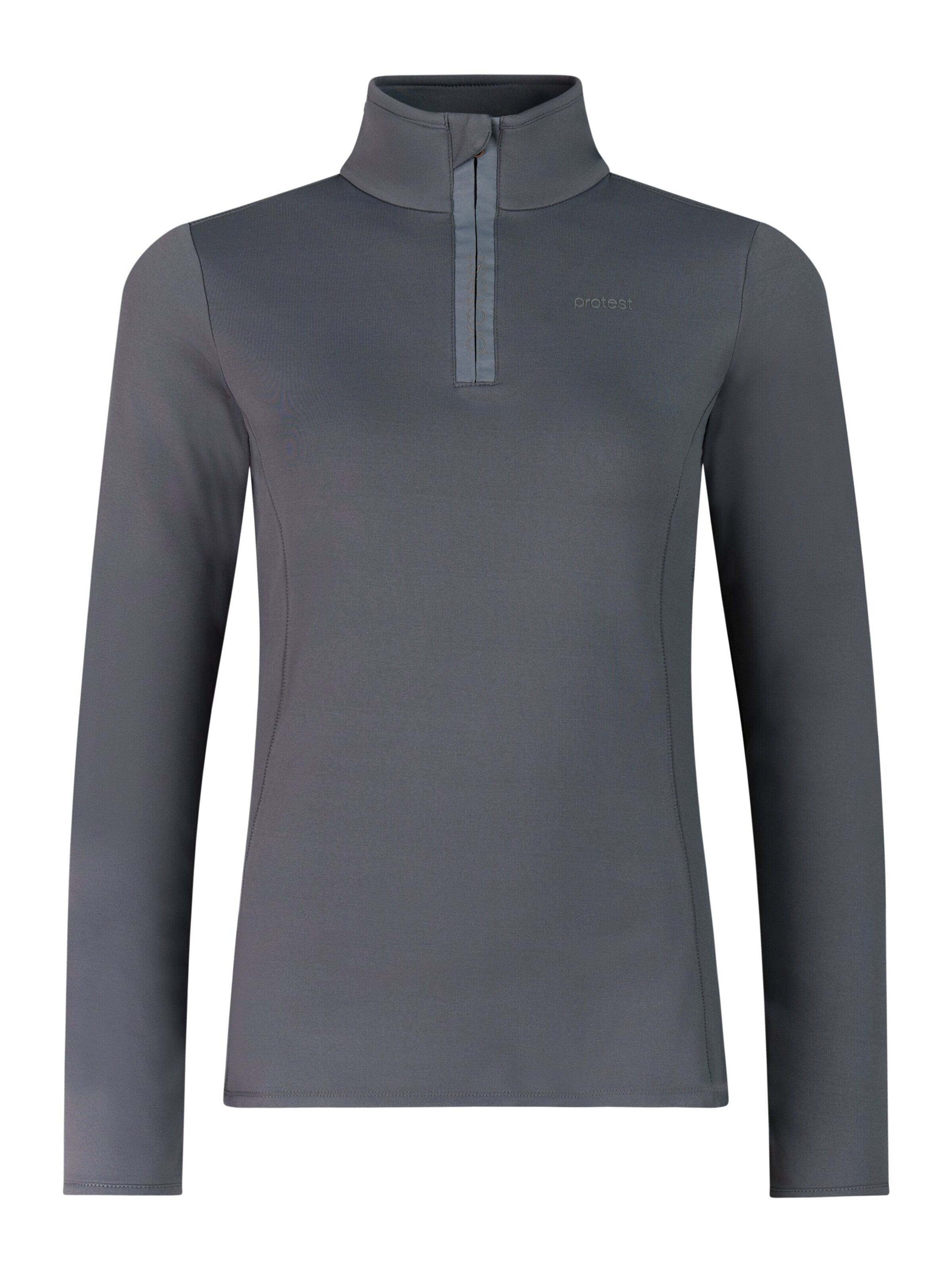 PROTEST Sportief sweatshirt 'REFABRIZ' in Grijs: voorkant