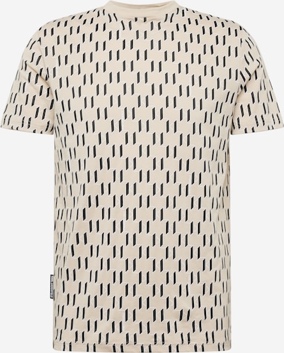 Karl Lagerfeld T-shirt i beige / svart / vit, Produktvy