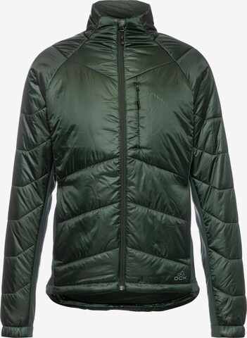 OCK Athletic Jacket in Green: front