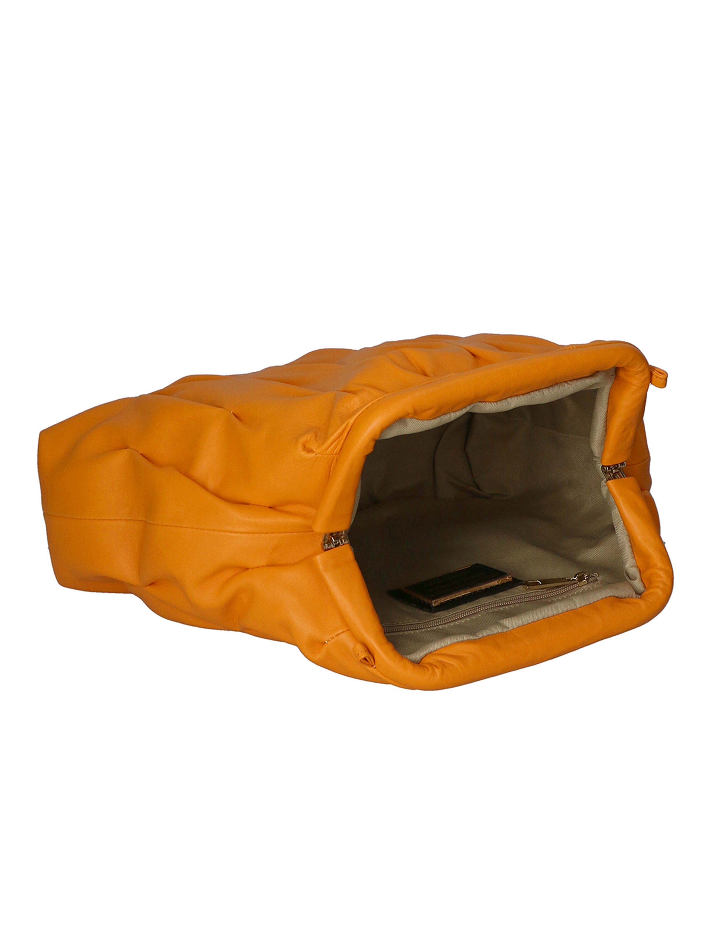 Pochette 'Pochette Verona in Pelle Sauvage - Tracolla Regolabile Made in Italy' di Gave Lux in giallo