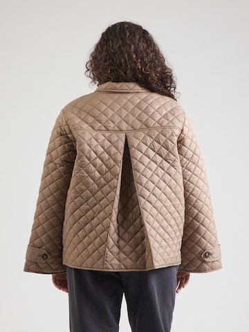 Vero Moda Curve Winter Jacket 'VMCHOLTE' in Beige