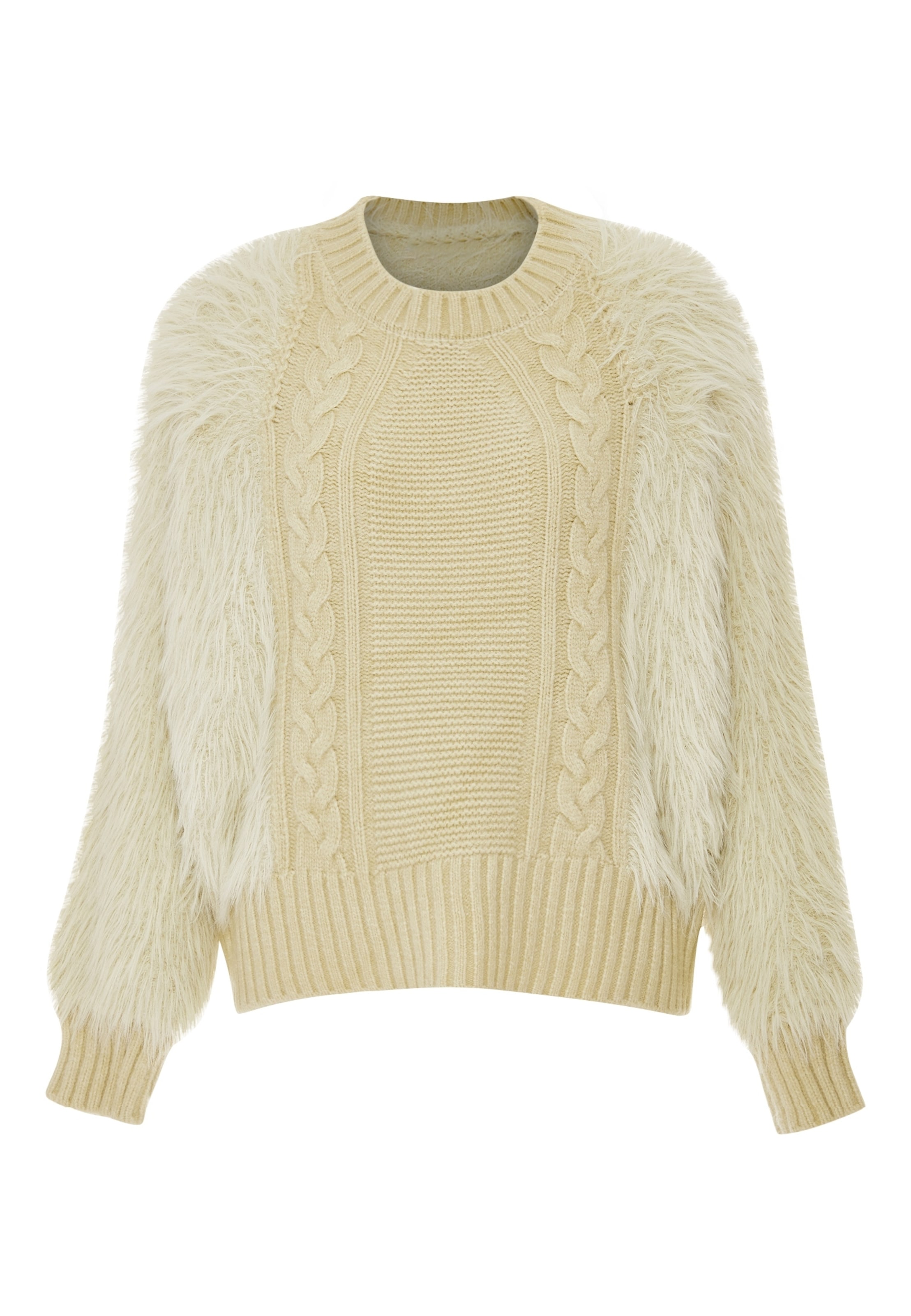 Poomi Sweater in Beige: front