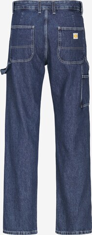 JACK & JONES Loosefit Jeans 'Eddie Carpenter' in Blauw