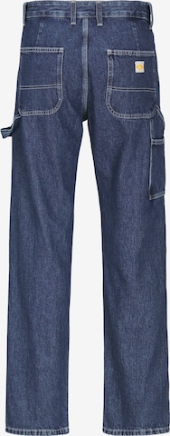 JACK & JONES Loosefit Jeans 'Eddie Carpenter' in Blau