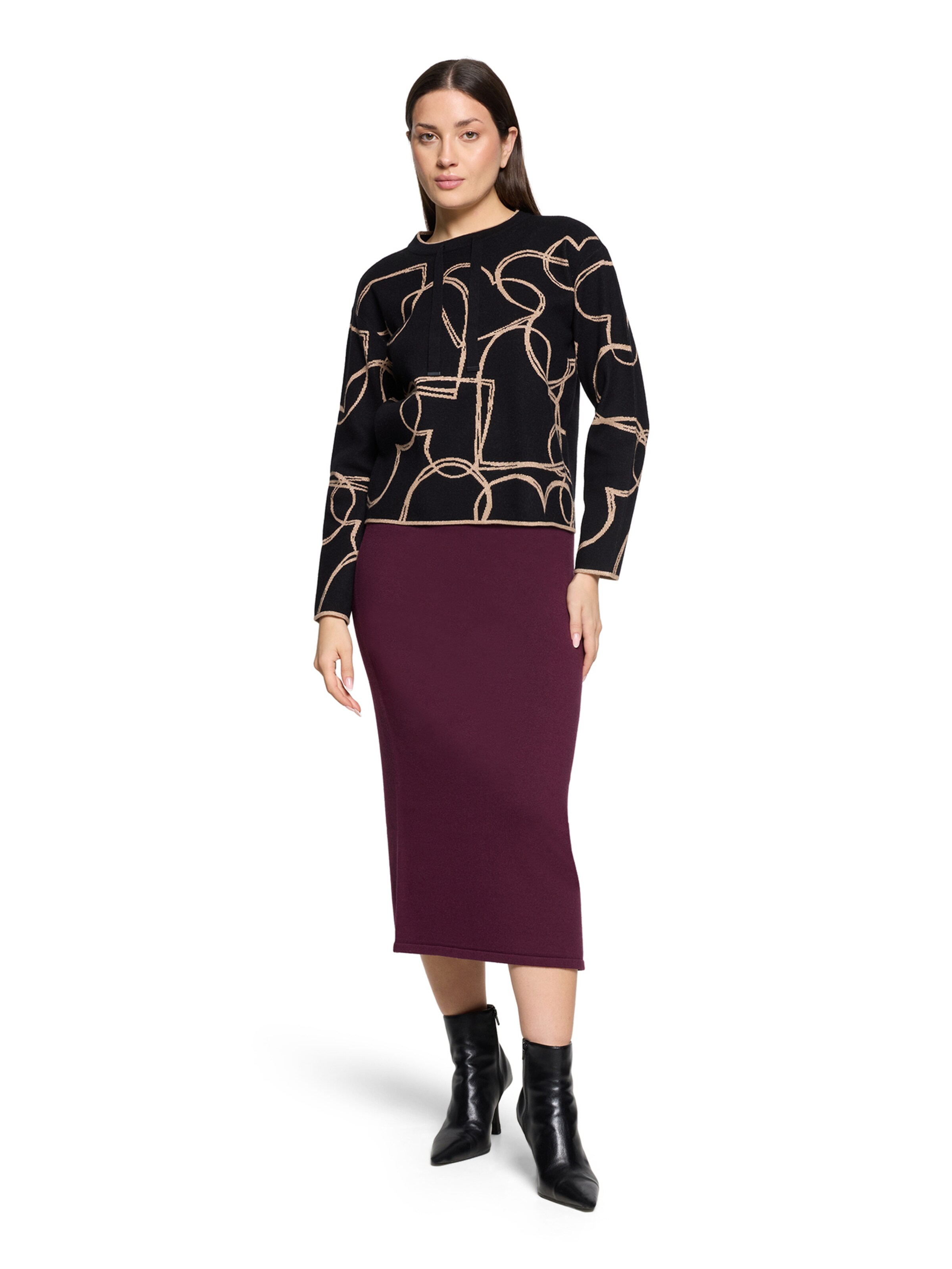 Jupe Betty Barclay en violet