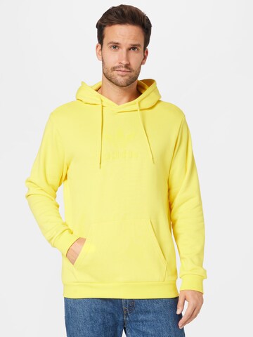 ADIDAS ORIGINALS Sweatshirt 'Trefoil Series Street' in Yellow: front