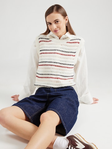 OBJECT Knitted top 'OBJZELIA' in White: front