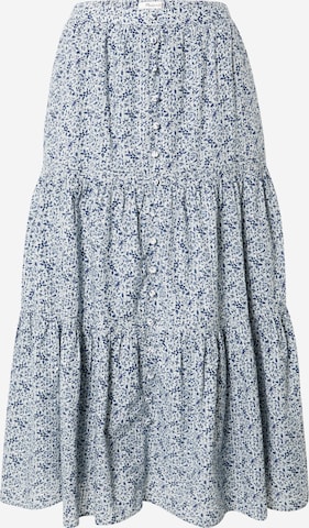 Madewell Rok in Blauw: voorkant