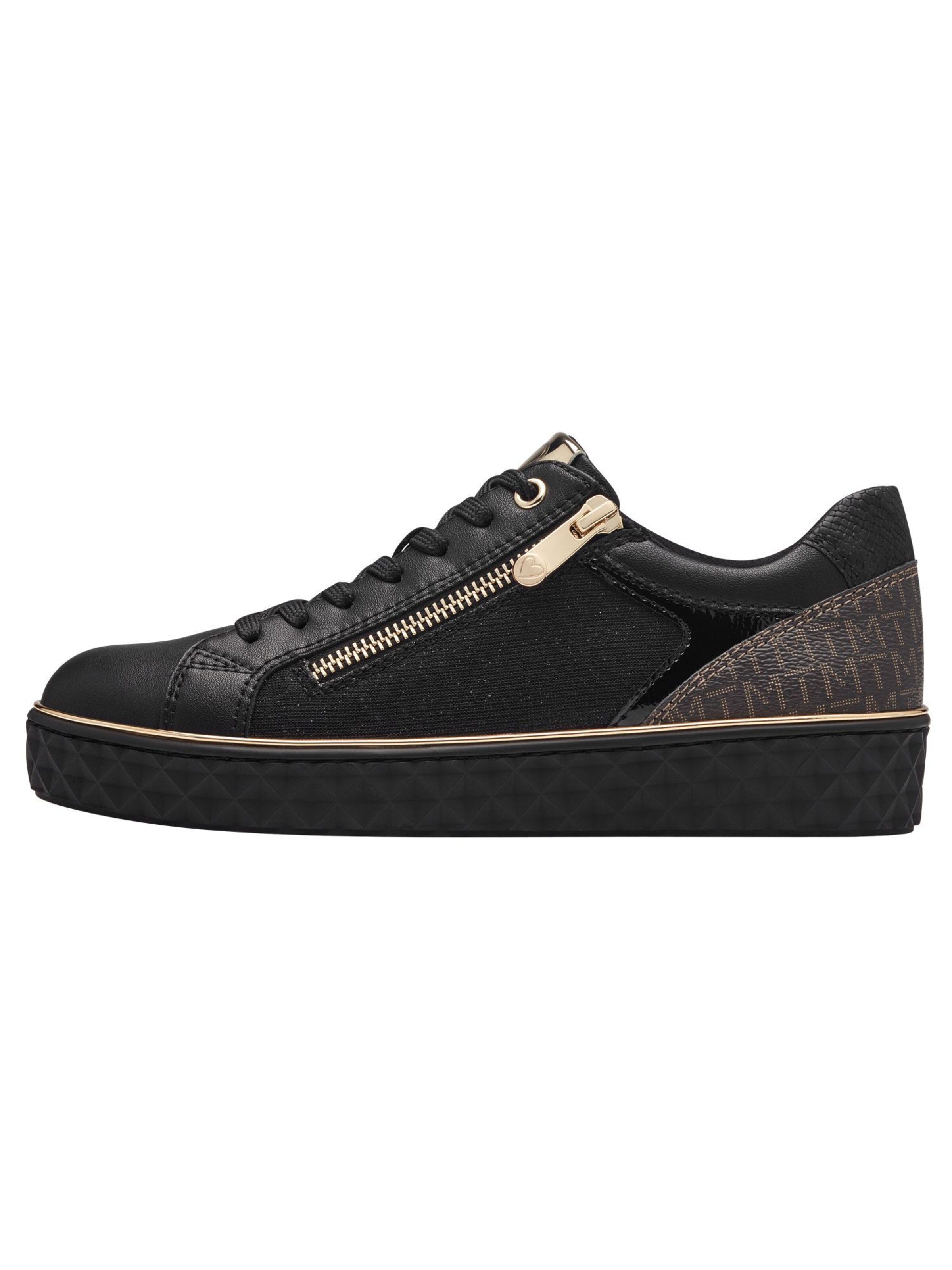 MARCO TOZZI Sneakers laag in Zwart: voorkant