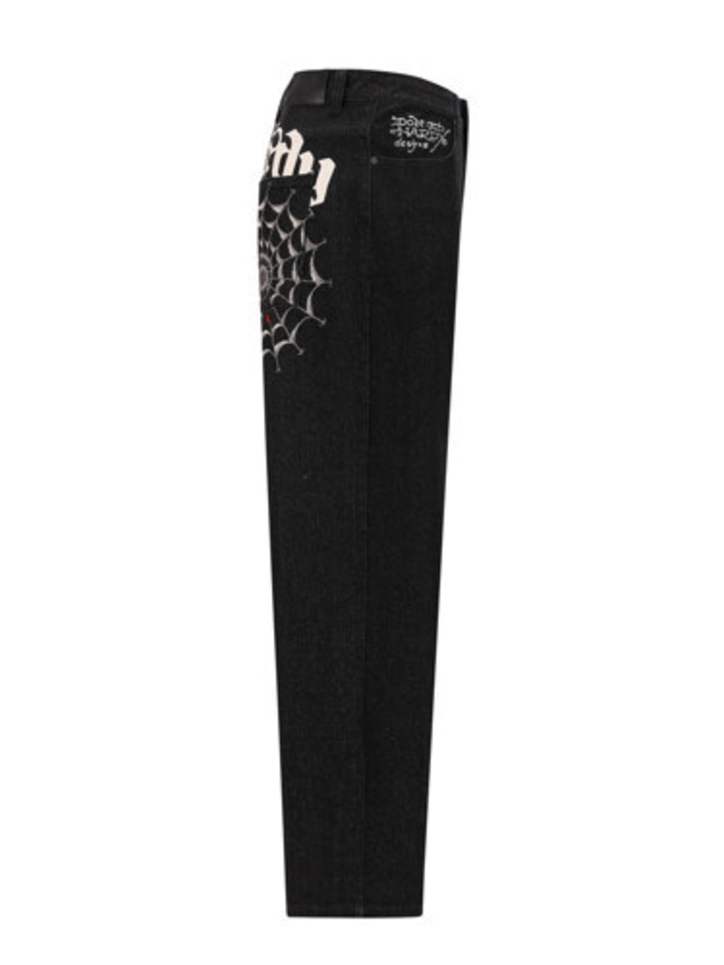 Loosefit Jean 'Black Widow' Ed Hardy en noir