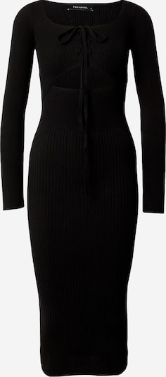 Trendyol Stickad klänning i svart, Produktvy