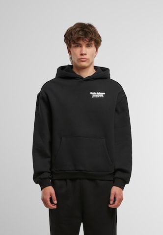 MT Upscale Sweatshirt 'Ghetto De France' in Black: front