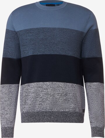 Street One MEN Sweater in Blue: front