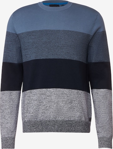 Street One MEN Sweater in Blue: front