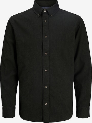 Jack & Jones Premium Regular fit Риза 'JPRBLUBARKLEY' в зелено: отпред