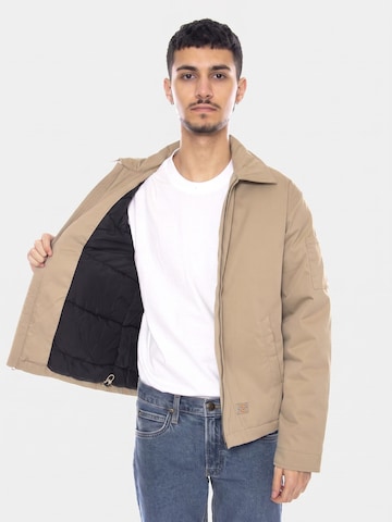 DICKIES Vinterjakke 'Eisenhower Puffer Khaki' i beige
