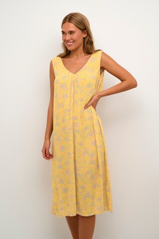 Kaffe Summer Dress 'Alina ' in Yellow: front