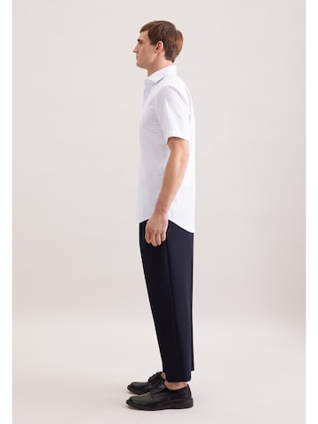 SEIDENSTICKER Regular Fit Hemd ' Schwarze Rose ' in Weiß