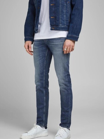 Coupe slim Jean '12185877' JACK & JONES en bleu