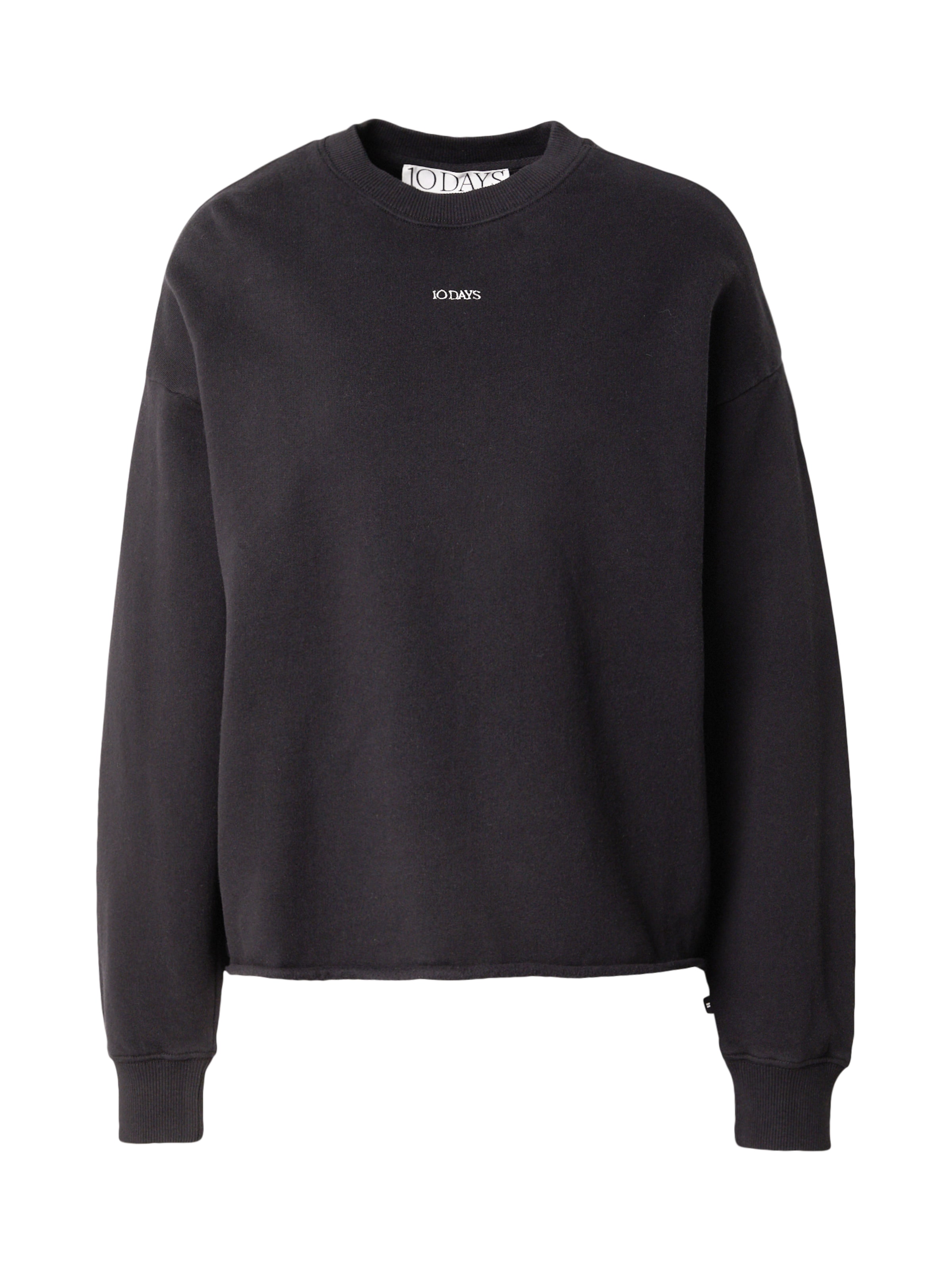 Felpa di 10Days in nero: frontale