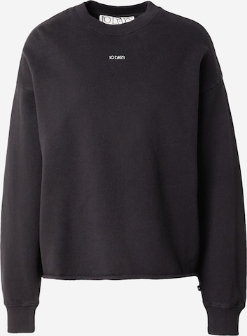 10Days Sweatshirt in Black: front
