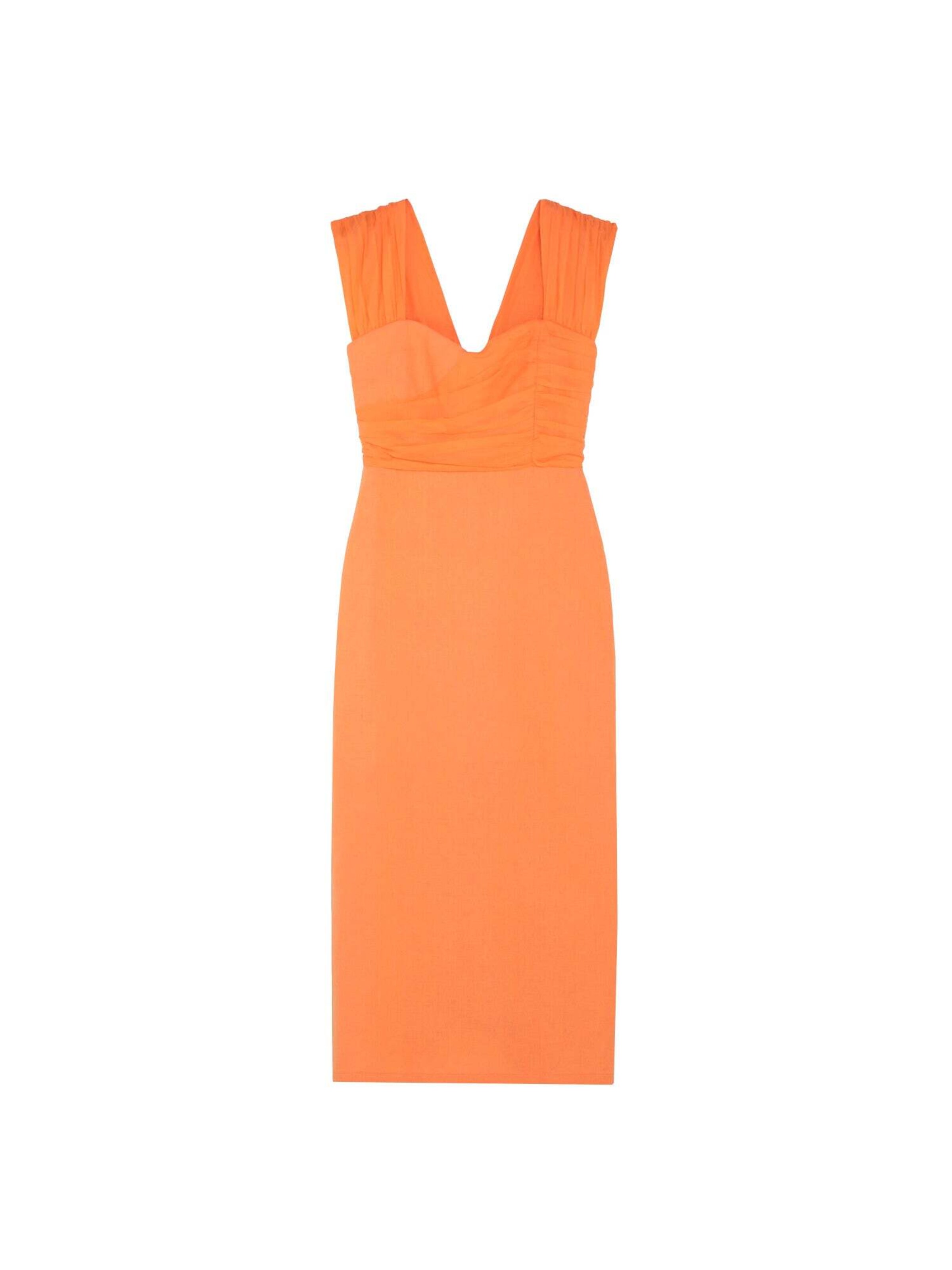 Scalpers Dress ' ' in Orange: front