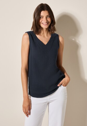 CECIL Top in Blau: Vorderseite