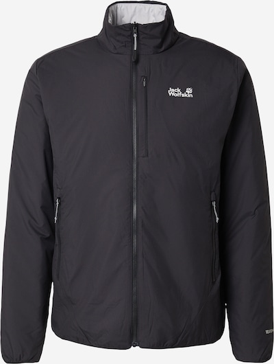 JACK WOLFSKIN Ulkoilutakki 'TRAIL LIGHT' värissä musta / valkoinen, Tuotenäkymä
