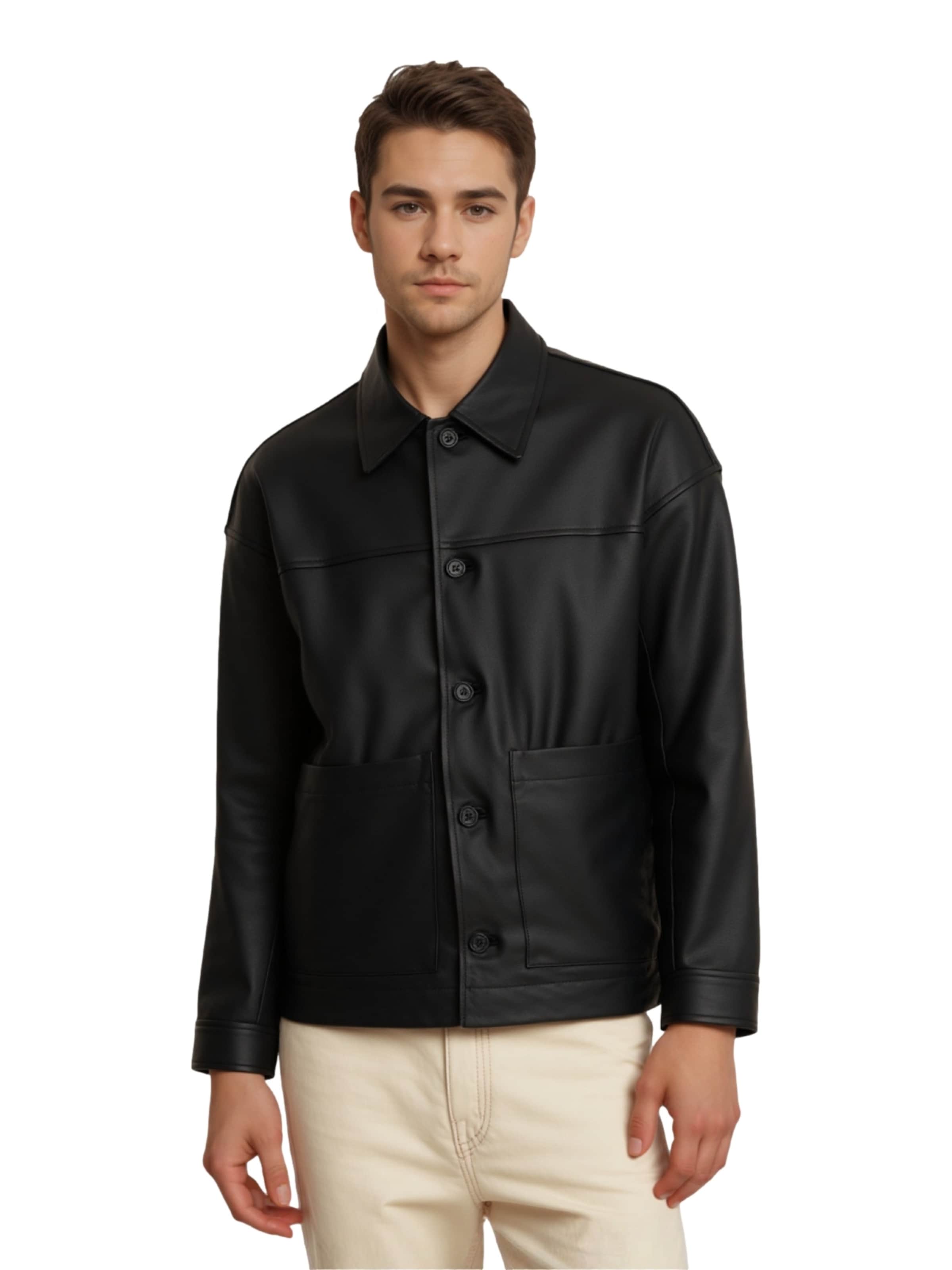 SELECTED HOMME Jacke 'Marc' in Schwarz: Vorderseite