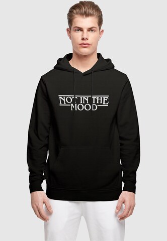 Merchcode Sweatshirt 'NITM - Stranger Mood' in Black: front