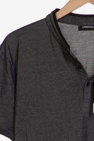LAGERFELD Shirt in XXL in Grey