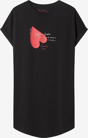 Henderson Nightgown 'Elain' in Black: front