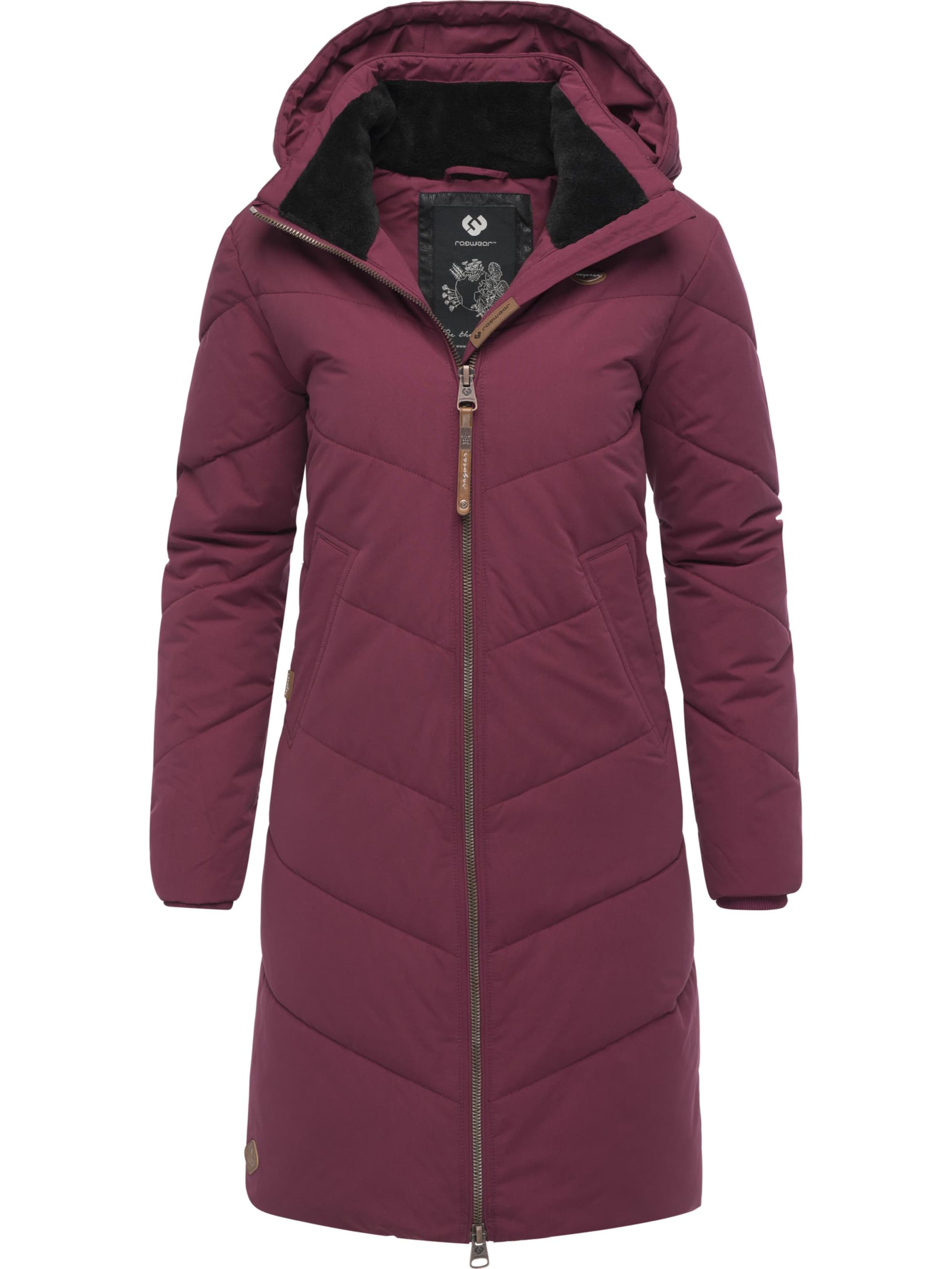 Ragwear Зимнее пальто 'Rebelka' в Красный: спереди