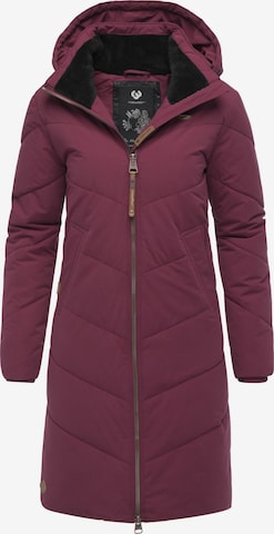 Ragwear Wintermantel 'Rebelka' in Rood: voorkant