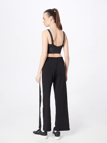 Wide Leg Pantalon de sport DKNY Performance en noir