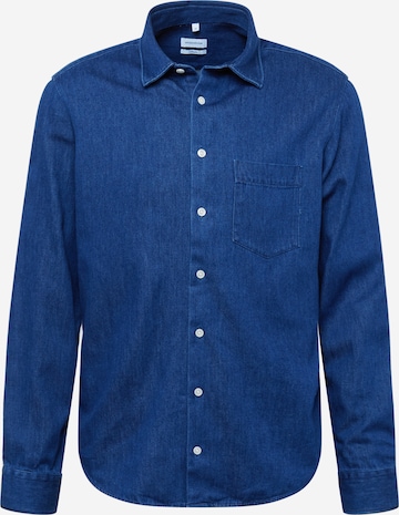 SEIDENSTICKER - Camisa em azul: frente