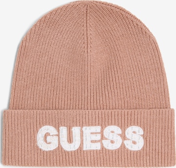 GUESS Beanie in Pink: front