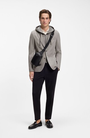 BOSS Slim fit Business Blazer ' Hanry ' in Grey