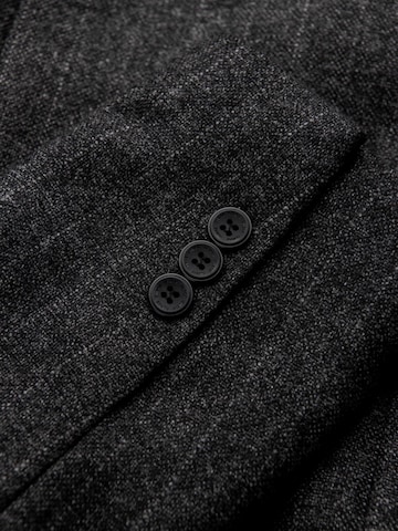 Coupe regular Veste de costume Ombre en gris