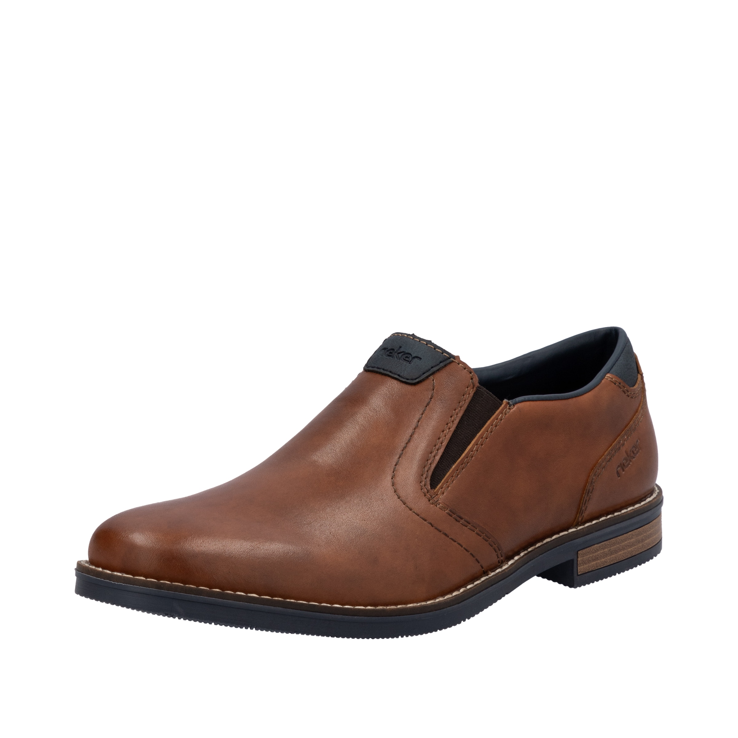 Chaussure basse '13557' Rieker en marron : devant